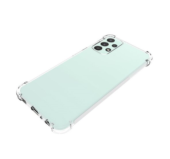 Samsung Galaxy A23 Hoesje - MobyDefend Transparante Shockproof TPU Backcover - Verstevigde Hoeken - Volledig Doorzichtig