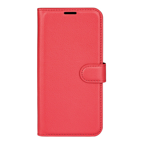 Samsung Galaxy A53 Hoesje, MobyDefend Kunstleren Wallet Book Case, Rood