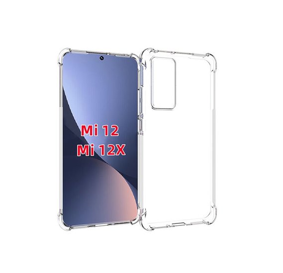 Xiaomi 12 / 12X Hoesje - MobyDefend Transparante Shockproof TPU Backcover - Verstevigde Hoeken - Volledig Doorzichtig