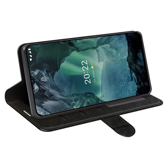 Nokia G11 / Nokia G21 Hoesje - MobyDefend Wallet Book Case (Sluiting Achterkant) - Zwart
