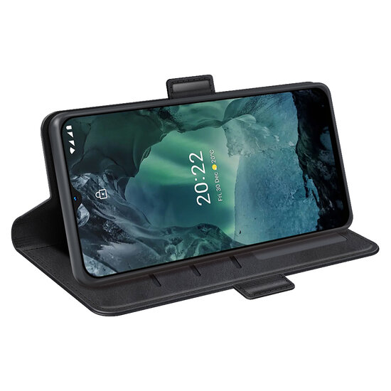 Nokia G11 / Nokia G21 Hoesje - MobyDefend Luxe Wallet Book Case (Sluiting Zijkant) - Zwart