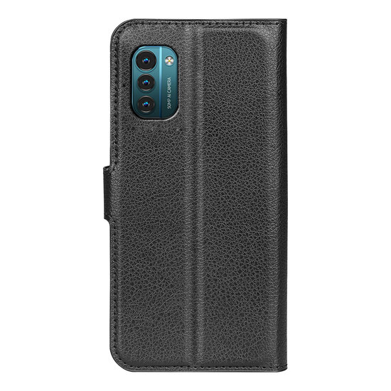 Nokia G11 / Nokia G21 Hoesje, MobyDefend Kunstleren Wallet Book Case (Sluiting Voorkant), Zwart