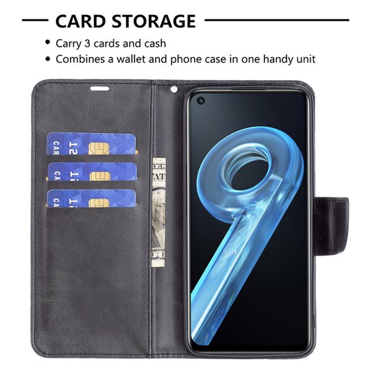 Oppo Find X5 Hoesje - MobyDefend Wallet Book Case Met Koord - Zwart