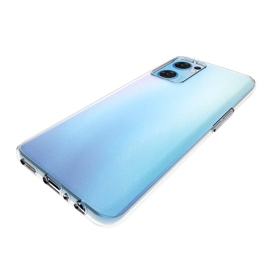 Oppo Find X5 Lite Hoesje - MobyDefend Transparante TPU Backcover - Volledig Doorzichtig