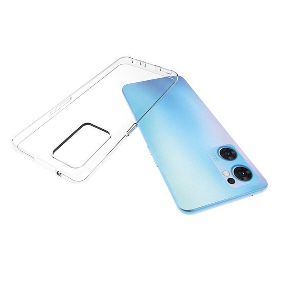 Oppo Find X5 Lite Hoesje - MobyDefend Transparante TPU Backcover - Volledig Doorzichtig
