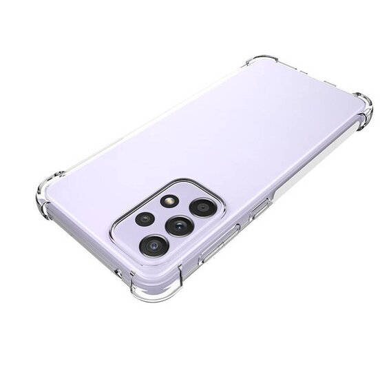 Samsung Galaxy A33 Hoesje - MobyDefend Transparante Shockproof TPU Backcover - Verstevigde Hoeken - Volledig Doorzichtig