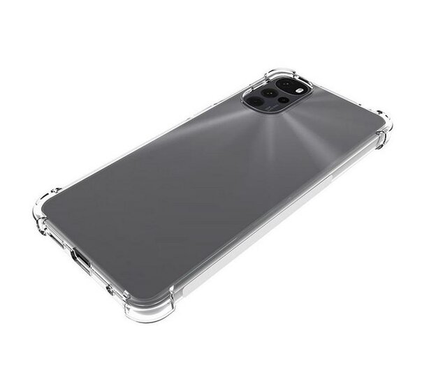 Motorola Moto G22 Hoesje - MobyDefend Transparante Shockproof TPU Backcover - Verstevigde Hoeken - Volledig Doorzichtig