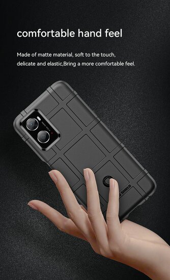 Oppo A76 / Oppo A96 Hoesje - Mobydefend Rugged Shield TPU Backcover - Groen