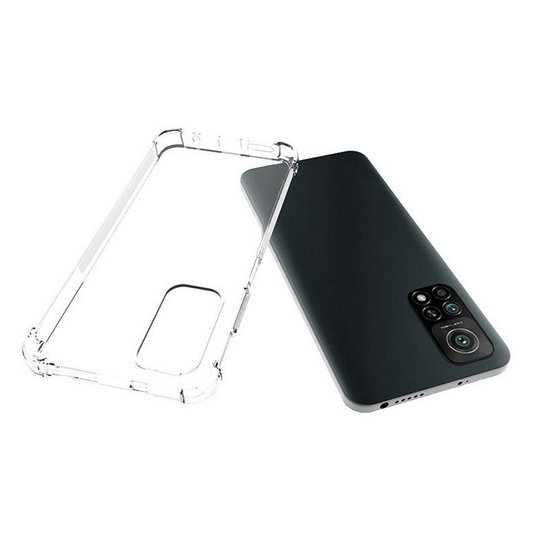 Xiaomi Redmi Note 11 / Note 11S Hoesje - MobyDefend Transparante Shockproof TPU Backcover - Verstevigde Hoeken - Volledig Doorzichtig