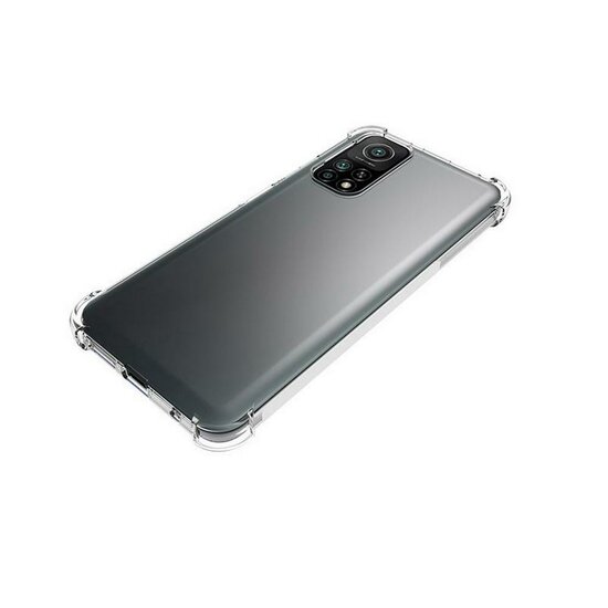 Xiaomi Redmi Note 11 / Note 11S Hoesje - MobyDefend Transparante Shockproof TPU Backcover - Verstevigde Hoeken - Volledig Doorzichtig