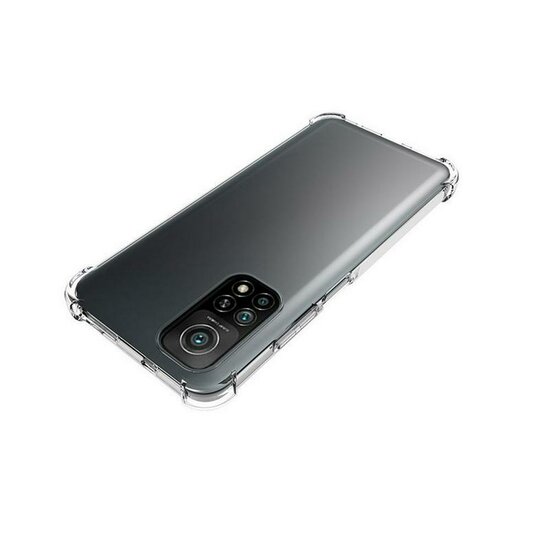 Xiaomi Redmi Note 11 / Note 11S Hoesje - MobyDefend Transparante Shockproof TPU Backcover - Verstevigde Hoeken - Volledig Doorzichtig