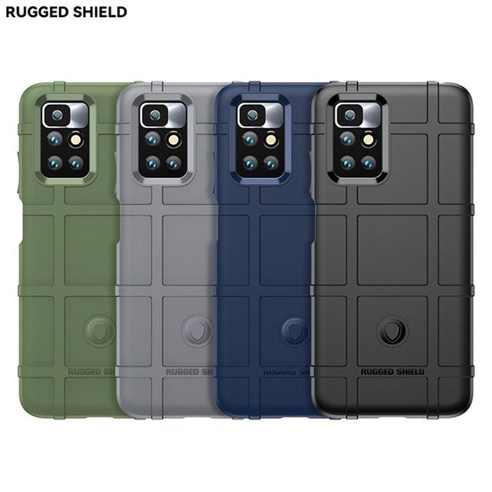Xiaomi Redmi Note 11 / Note 11S Hoesje, Rugged Shield TPU Gelcase, Groen
