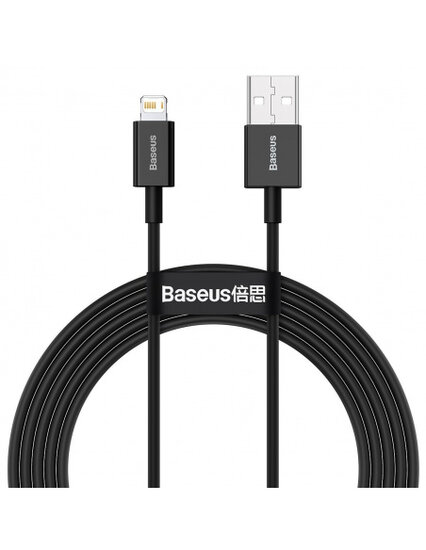 Baseus USB-A naar Lightning kabel - 1 Meter - Zwart