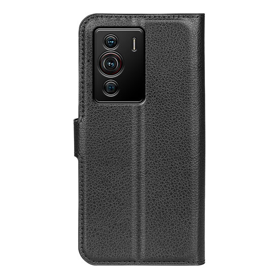 Sony Xperia 10 IV Hoesje - MobyDefend Kunstleren Wallet Book Case (Sluiting Voorkant) - Zwart