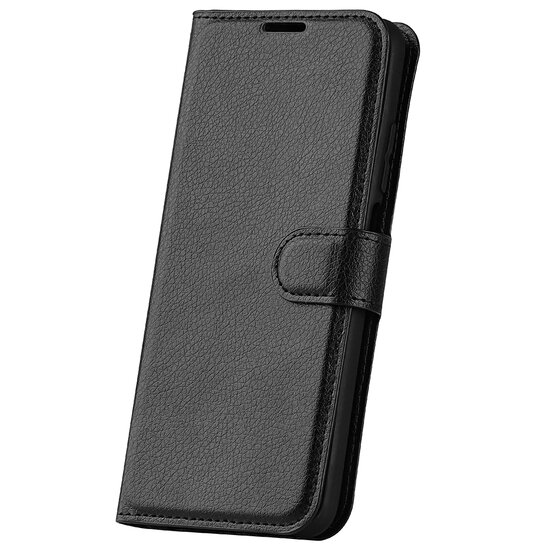 Sony Xperia 10 IV Hoesje - MobyDefend Kunstleren Wallet Book Case (Sluiting Voorkant) - Zwart