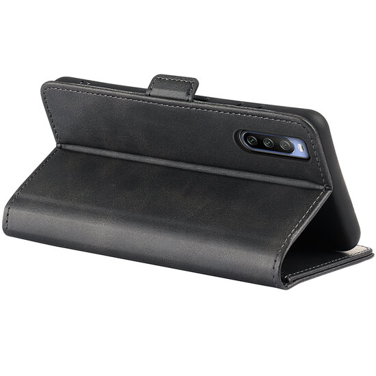 Sony Xperia 10 IV Hoesje - MobyDefend Luxe Wallet Book Case (Sluiting Zijkant) - Zwart