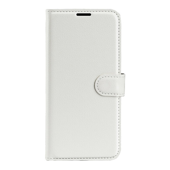 Motorola Edge 30 Hoesje, MobyDefend Kunstleren Wallet Book Case (Sluiting Voorkant), Wit