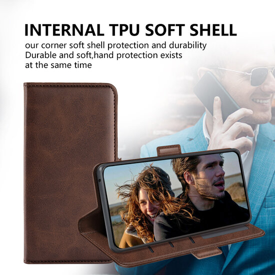 Nokia C2-2E Hoesje - MobyDefend Luxe Wallet Book Case (Sluiting Zijkant) - Zwart