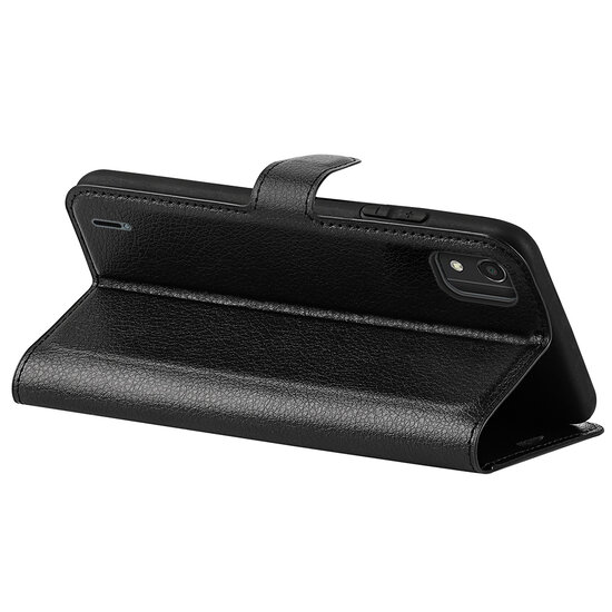 Nokia C2-2E Hoesje - MobyDefend Kunstleren Wallet Book Case (Sluiting Voorkant) - Zwart