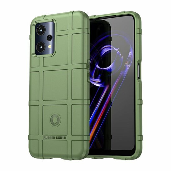 OnePlus Nord CE 2 Lite Hoesje - Mobydefend Rugged Shield TPU Backcover - Groen
