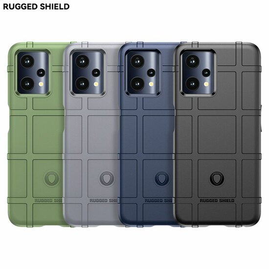OnePlus Nord CE 2 Lite Hoesje - Mobydefend Rugged Shield TPU Backcover - Blauw