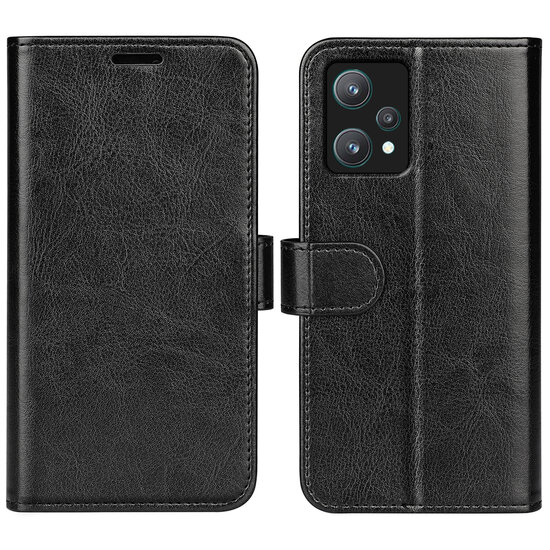 OnePlus Nord CE 2 Lite Hoesje - MobyDefend Wallet Book Case (Sluiting Achterkant) - Zwart