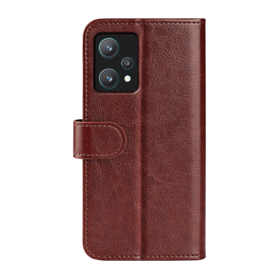OnePlus Nord CE 2 Lite Hoesje - MobyDefend Wallet Book Case (Sluiting Achterkant) - Bruin