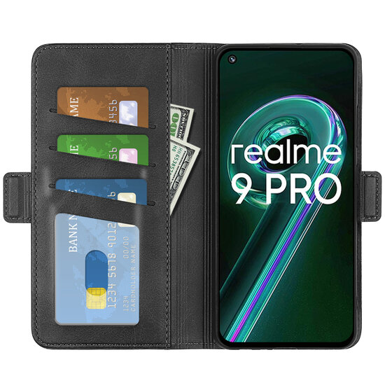 OnePlus Nord CE 2 Lite Hoesje - MobyDefend Luxe Wallet Book Case (Sluiting Zijkant) - Zwart