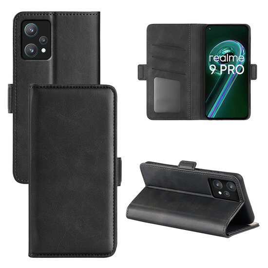 OnePlus Nord CE 2 Lite Hoesje - MobyDefend Luxe Wallet Book Case (Sluiting Zijkant) - Zwart