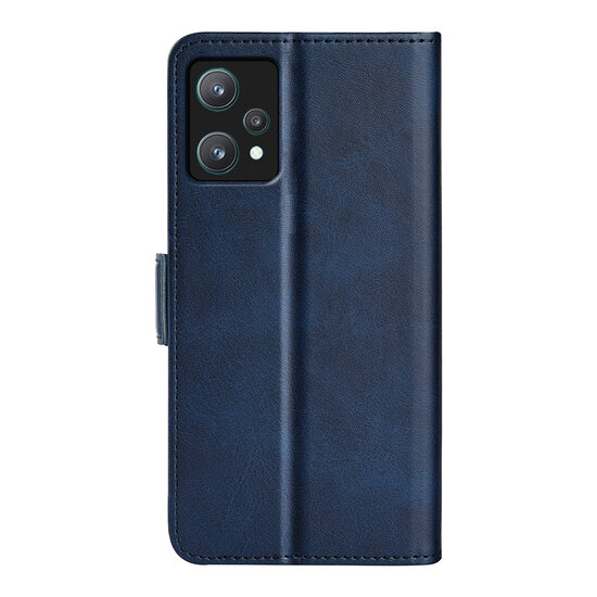 OnePlus Nord CE 2 Lite Hoesje, MobyDefend Luxe Wallet Book Case (Sluiting Zijkant), Blauw