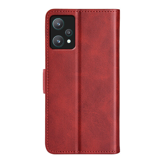 OnePlus Nord CE 2 Lite Hoesje - MobyDefend Luxe Wallet Book Case (Sluiting Zijkant) - Rood
