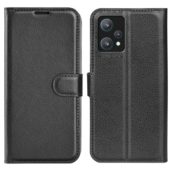OnePlus Nord CE 2 Lite Hoesje - MobyDefend Kunstleren Wallet Book Case (Sluiting Voorkant) - Zwart