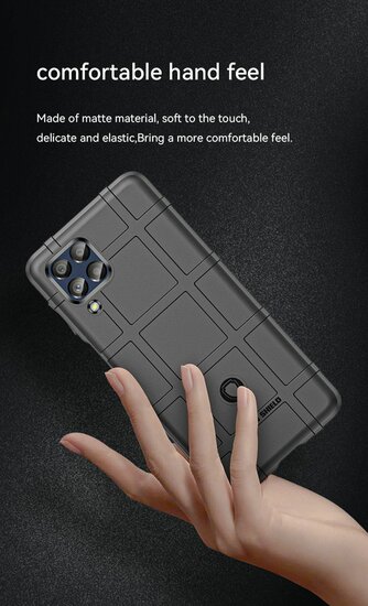 Samsung Galaxy M53 Hoesje - Mobydefend Rugged Shield TPU Backcover - Zwart