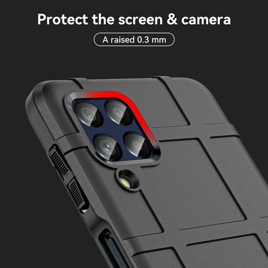 Samsung Galaxy M53 Hoesje - Mobydefend Rugged Shield TPU Backcover - Zwart