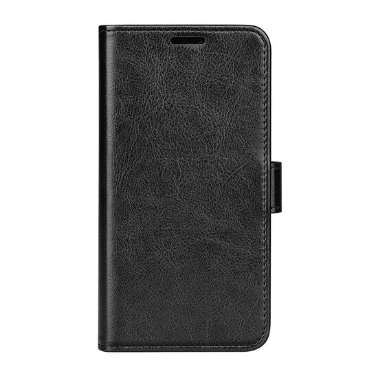 iPhone 14 Hoesje, MobyDefend Wallet Book Case (Sluiting Achterkant), Zwart