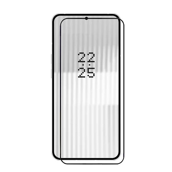 2-Pack Nothing Phone 1 screenprotectors - MobyDefend Screensavers Met Zwarte Randen - Gehard Glas 