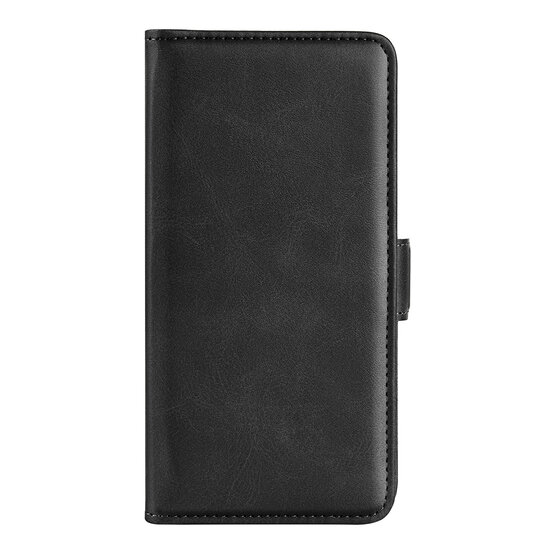 iPhone 14 Hoesje, MobyDefend Luxe Wallet Book Case (Sluiting Zijkant), Zwart