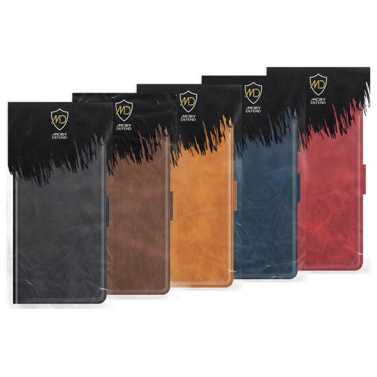 Nokia C21 Plus Hoesje - MobyDefend Luxe Wallet Book Case (Sluiting Zijkant) - Zwart