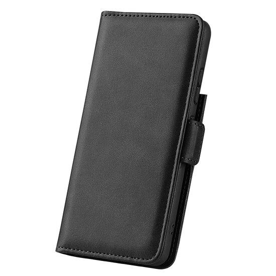 Oppo Reno 8 Pro Hoesje, MobyDefend Luxe Wallet Book Case (Sluiting Zijkant), Zwart
