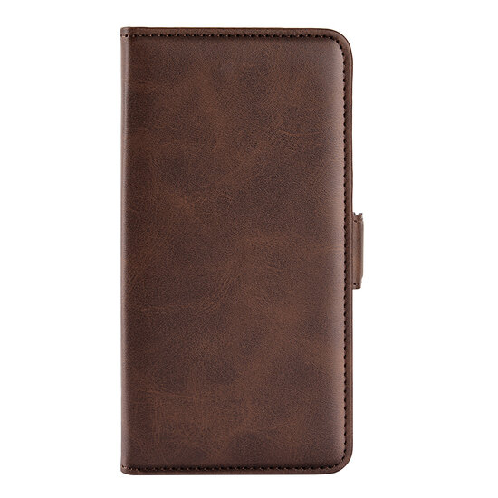 Oppo Reno 8 Pro Hoesje, MobyDefend Luxe Wallet Book Case (Sluiting Zijkant), Bruin