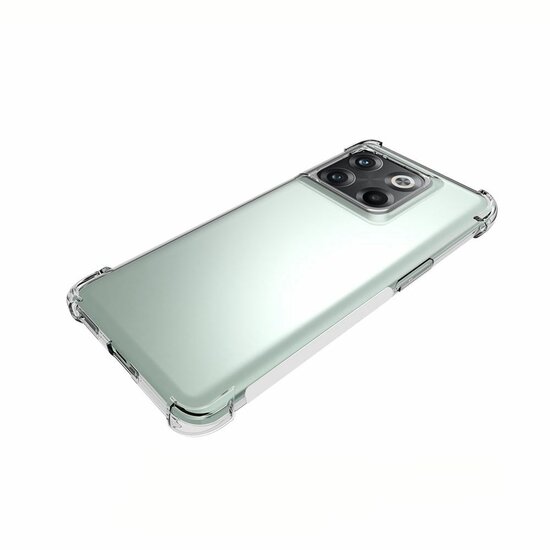 OnePlus 10T Hoesje - MobyDefend Transparante Shockproof TPU Backcover - Verstevigde Hoeken - Volledig Doorzichtig