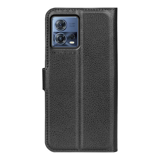 Motorola Edge 30 Fusion Hoesje - MobyDefend Kunstleren Wallet Book Case (Sluiting Voorkant) - Zwart