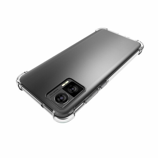 Motorola Edge 30 Neo Hoesje - MobyDefend Transparante Shockproof TPU Backcover - Verstevigde Hoeken - Volledig Doorzichtig
