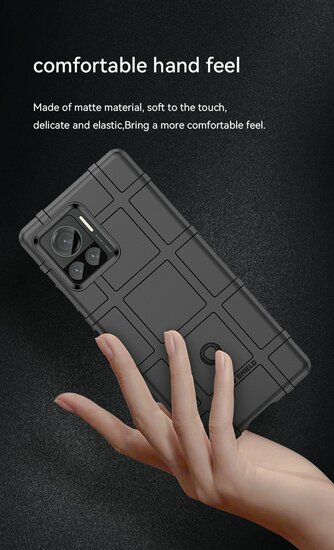 Motorola Edge 30 Ultra Hoesje - Mobydefend Rugged Shield TPU Backcover - Groen