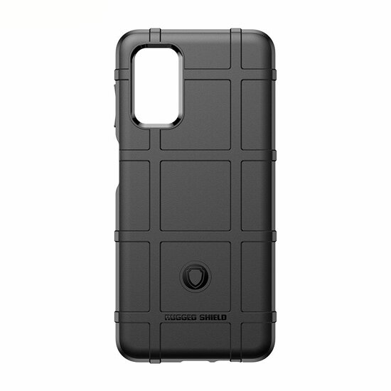 Samsung Galaxy A04s Hoesje - Mobydefend Rugged Shield TPU Backcover - Zwart