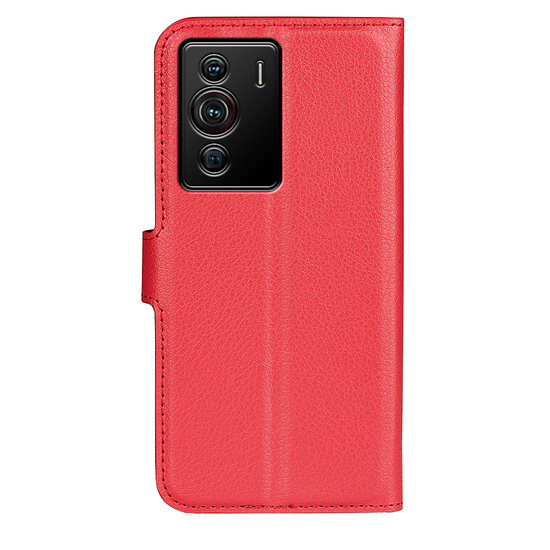 Sony Xperia 5 IV Hoesje, MobyDefend Kunstleren Wallet Book Case (Sluiting Voorkant), Rood