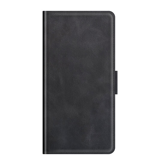 Samsung Galaxy A04s Hoesje - MobyDefend Luxe Wallet Book Case (Sluiting Zijkant) - Zwart