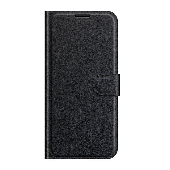 Samsung Galaxy A04s Hoesje - MobyDefend Kunstleren Wallet Book Case (Sluiting Voorkant) - Zwart