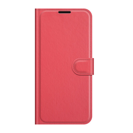 Samsung Galaxy A04s Hoesje - MobyDefend Kunstleren Wallet Book Case (Sluiting Voorkant) - Rood
