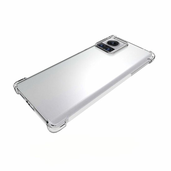 Motorola Edge 30 Ultra Hoesje - MobyDefend Transparante Shockproof TPU Backcover - Verstevigde Hoeken - Volledig Doorzichtig